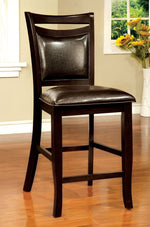 Woodside 2 Espresso Counter Height Chairs