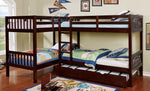Marquette Quadruple Twin Bunk Bed with Trundle