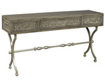 Quinnland Antique Black Console Sofa Table