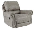 Olsberg Steel Suede-Like Fabric Manual Rocker Recliner