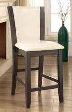 Manhattan 2 Gray/White Counter Height Chairs