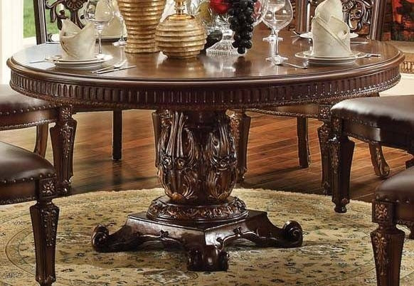 Vendome Cherry Wood Pedestal Dining Table