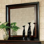 Patra Acacia/Walnut Wood Frame Mirror