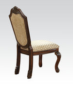 Chateau De Ville 2 Espresso Wood/Fabric Side Chairs