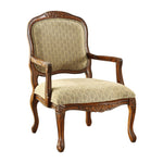 Quintus Traditional Antique Oak Accent Chair