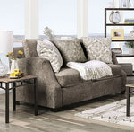 Laila Gray Chenille Loveseat