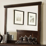 Spruce Brown Cherry Wood Frame Mirror