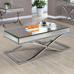 Sundance Chrome Metal/Mirror Coffee Table