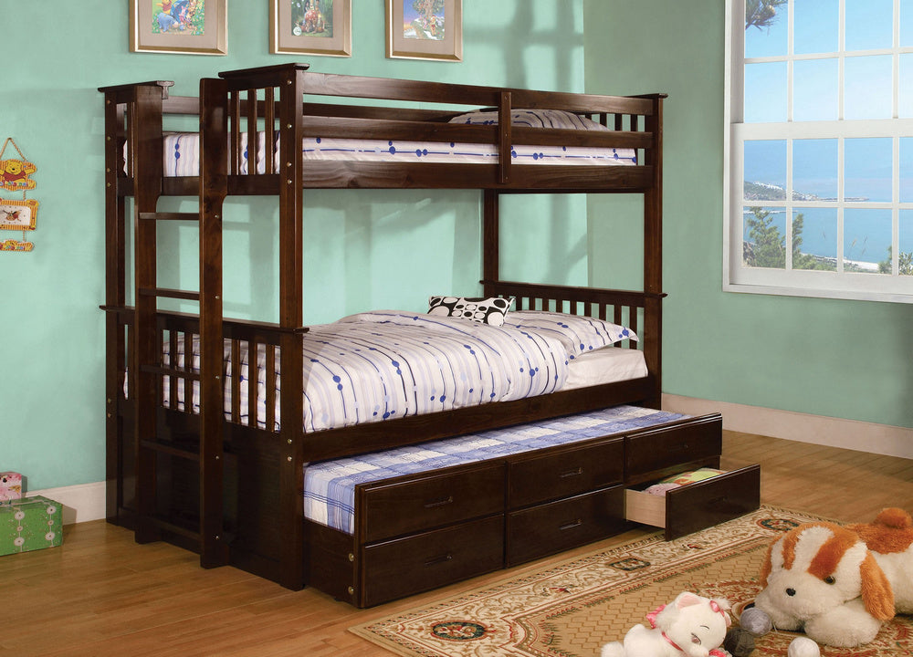 University II Twin/Twin Bunk Bed with Trundle