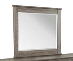 Zelen Warm Gray Wood Dresser Mirror