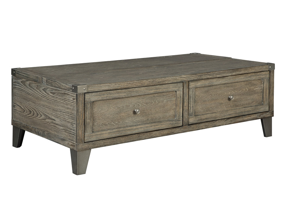 Chazney Rustic Brown Lift-Top Coffee Table