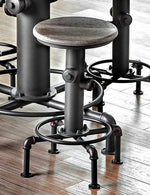 Foskey 2 Antique Black Counter Height Stools