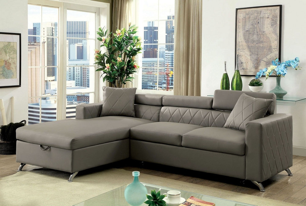 Dayna Gray LAF Sectional with Sleeper