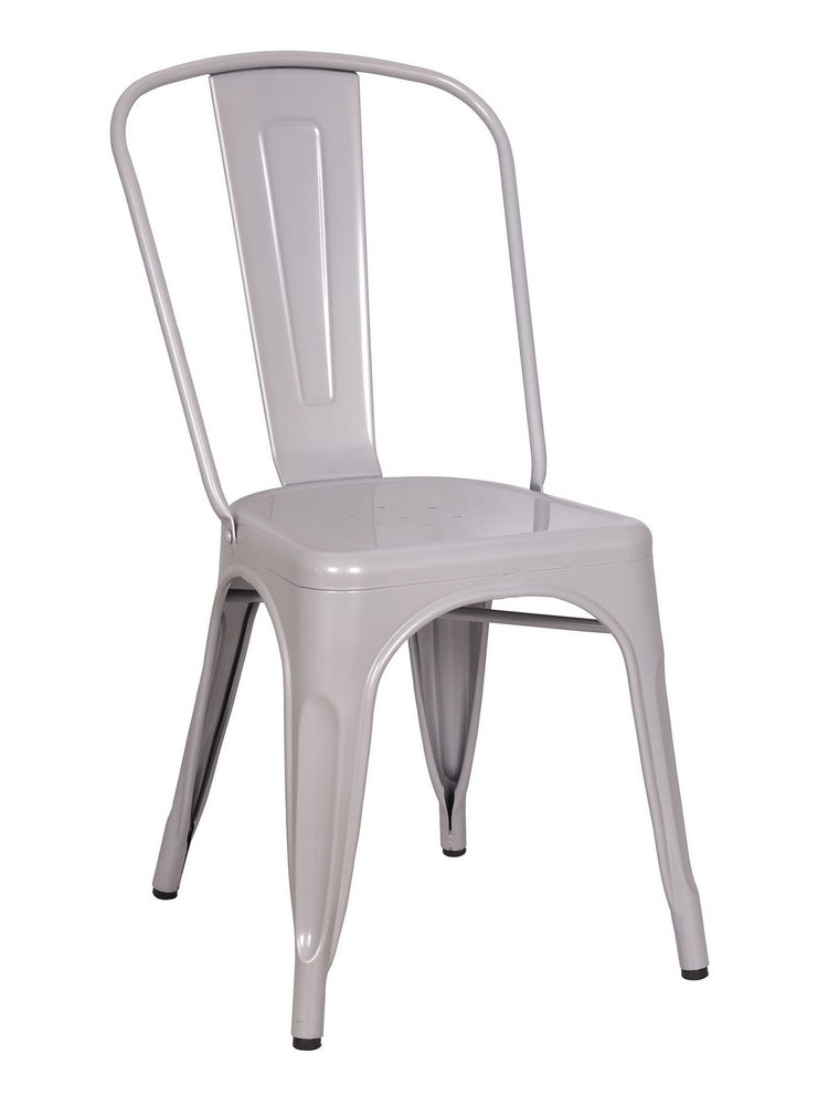 Jakia 2 Silver Steel Side Chairs