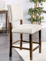 Glenbrook 2 Ivory Fabric Counter Height Chairs