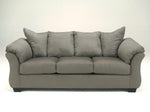 Darcy Cobblestone Fabric Sofa (Oversized)