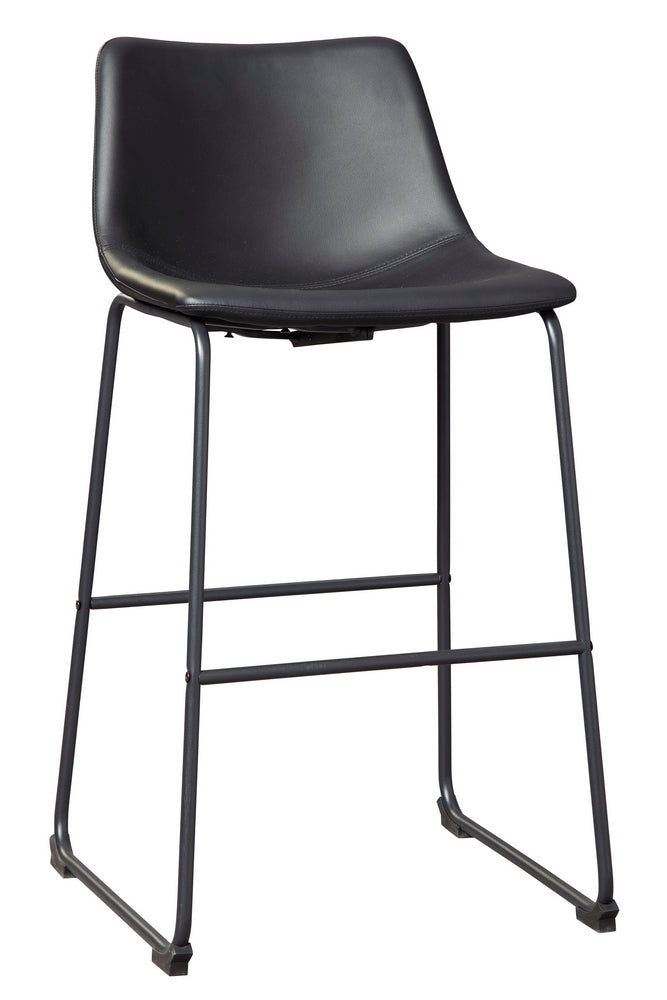 Centiar 2 Black Tall Bar Stools