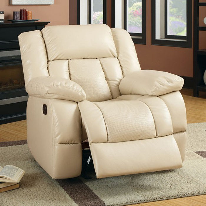 Barbado Ivory Manual Glider Recliner