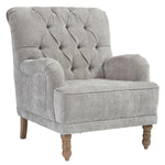 Dinara Dove Gray Fabric Accent Chair