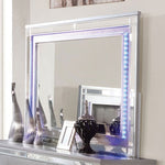 Brachium Silver Wood Frame Dresser Mirror