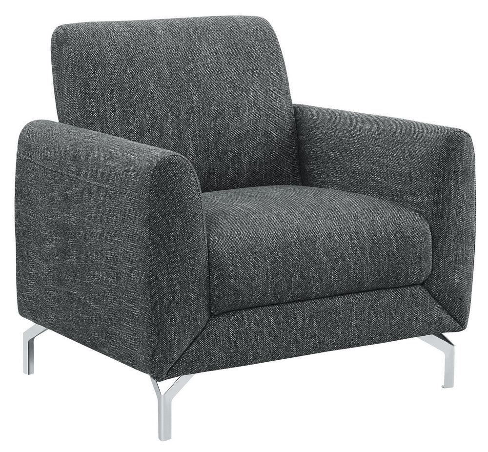 Venture Dark Gray Fabric Chair