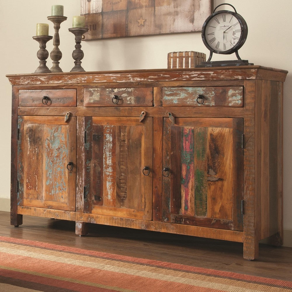 Henry Reclaimed Wood Accent Cabinet