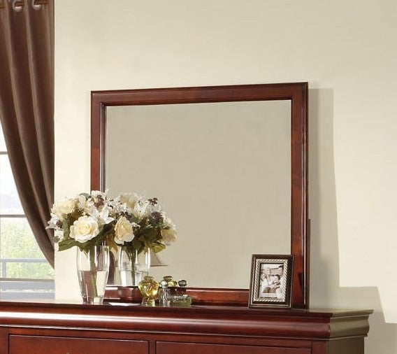 Louis Philippe III Cherry Wood Dresser Mirror