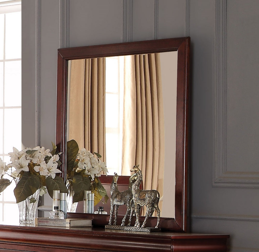 Louis Philippe Cherry Wood Dresser Mirror