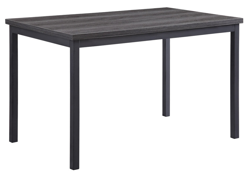 Tripp Gray Wood/Metal Rectangular Dining Table