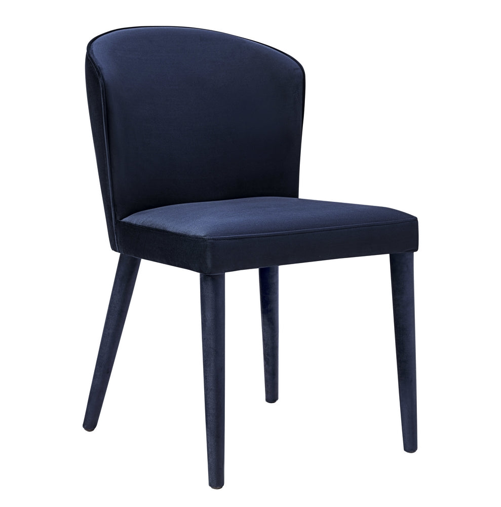 Metropolitan Navy Velvet Side Chair