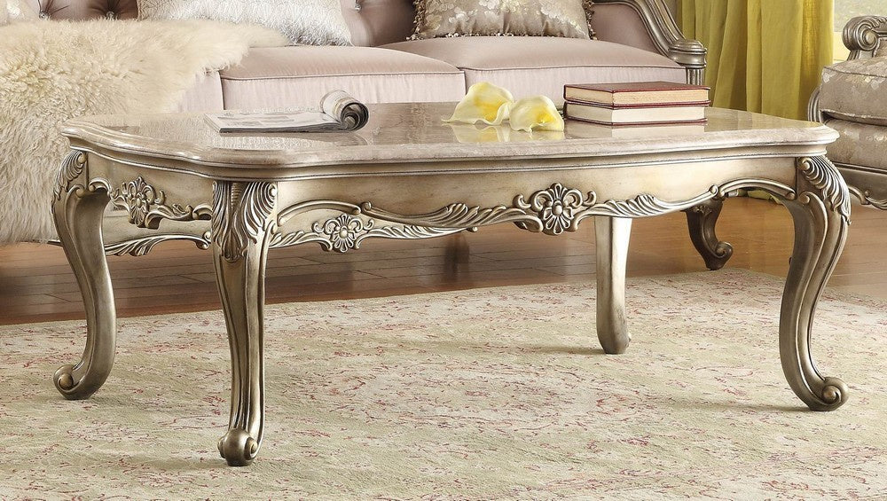 Florentina Silver/Gold Wood Cocktail Table