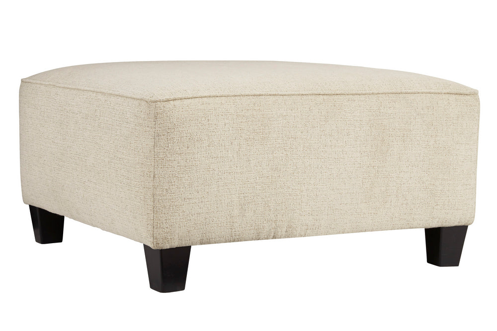 Abinger Natural Chenille Oversized Accent Ottoman