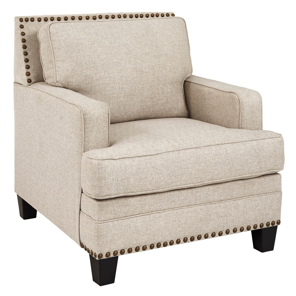 Claredon Contemporary Linen Fabric Chair