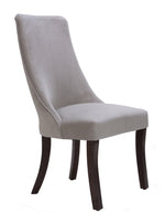 Dandelion 2 Gray Fabric Upholstered Side Chair