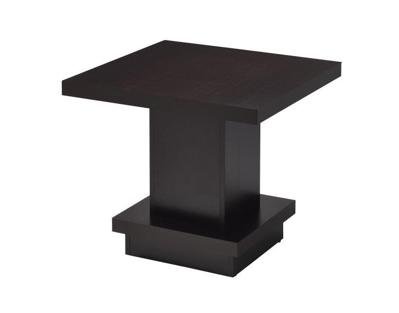 Fulvia Cappuccino Wood Square End Table