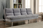 Saratoga Gray Microfiber Futon Sofa