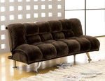 Marbelle Dark Brown Champion Fabric Futon Sofa