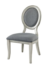 Kathryn 2 Antique White Fabric Side Chairs