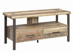 Aadhya Weathered Pine Wood 48" TV Console