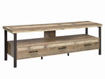 Aadhya Weathered Pine Wood 71" TV Console