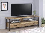 Aadhya Weathered Pine Wood 71" TV Console