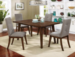 Abelone Walnut Wood Rectangular Dining Table