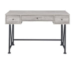 Analiese Grey Driftwood Wood/Black Metal Writing Desk