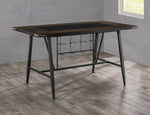 Appert Dark Gray Wood/Metal Counter Height Table