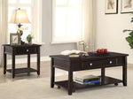 Ariadna Walnut Wood Lift Top Coffee Table