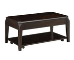 Aristides Walnut Wood Lift Top Coffee Table