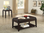 Aristides Walnut Wood Lift Top Coffee Table