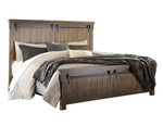 Lakeleigh Brown Wood Queen Panel Bed