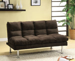 Saratoga Espresso Microfiber Futon Sofa