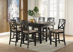 Baywater Natural/Black Wood Counter Height Table